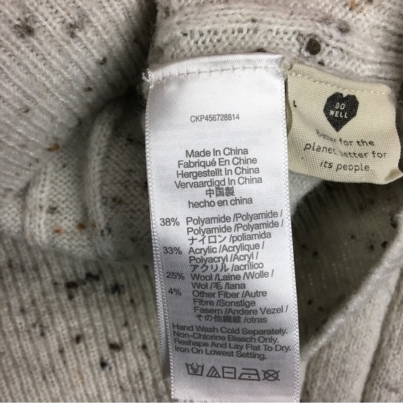 Madewell Donegal Bowden Henley 1/4 Button Wool Sweater Size S - Picture 10 of 11